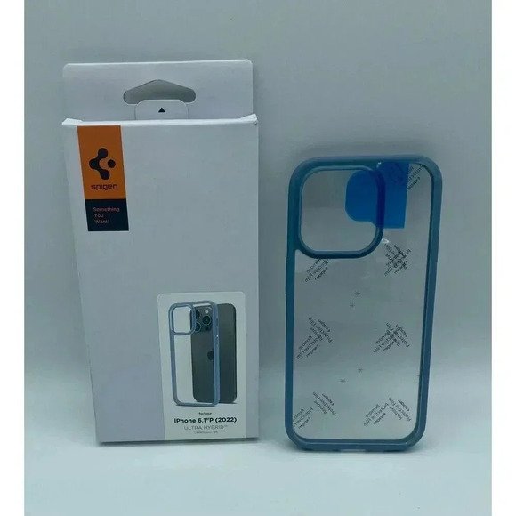 Spigen Ultra Hybrid Case for iPhone 14 Pro Case Anti-Yellowing Military Grade - Picture 2 of 9